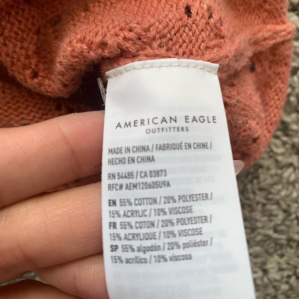 American Eagle Patchwork Button Up Vest - image 7